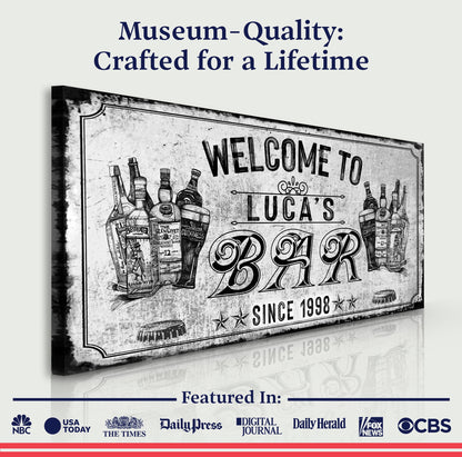 Bar Sign VI - canvas