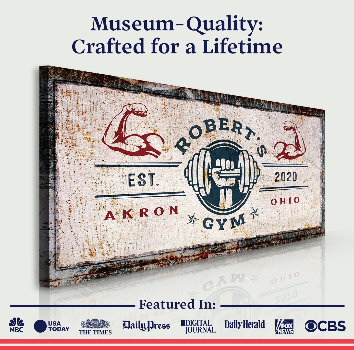Gym Sign V - canvas