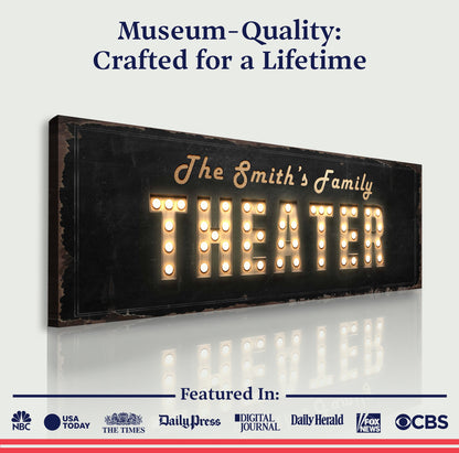 Theater Sign - canvas