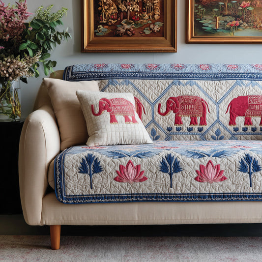 Jaipur Elephant Quilted Blanket - Baby (30" x 40") - Pack 1
