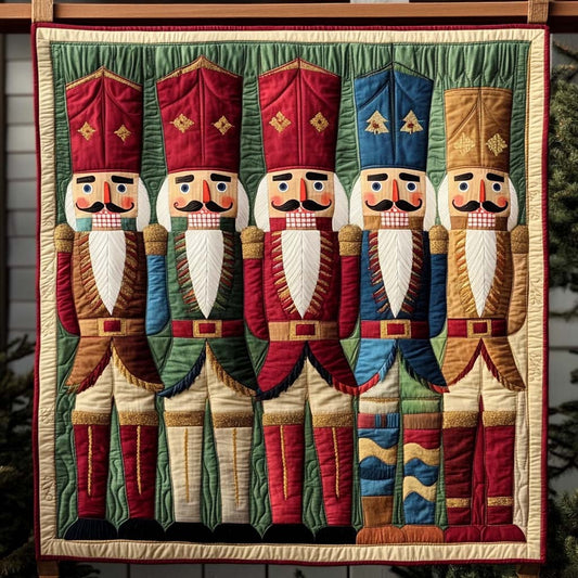 Joyful Soldier Quilted Blanket - Throw (55" x 60")