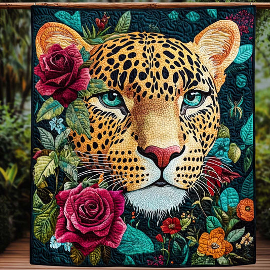 Jungle Jewel Quilted Blanket - Throw (55" x 60")