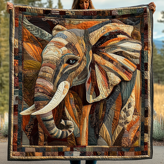 Jungle Stomper Quilted Blanket - Throw (55" x 60")