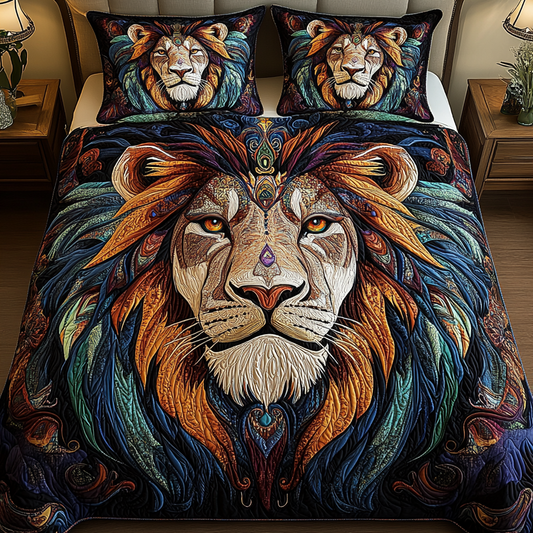 King Gaze 3-Piece Quilted Bedding Set - Single (59" x 70")
