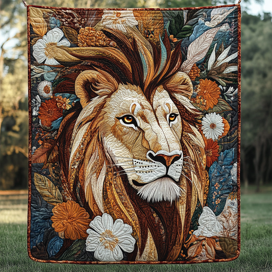 King Gaze Quilted Blanket - Throw (55" x 60")
