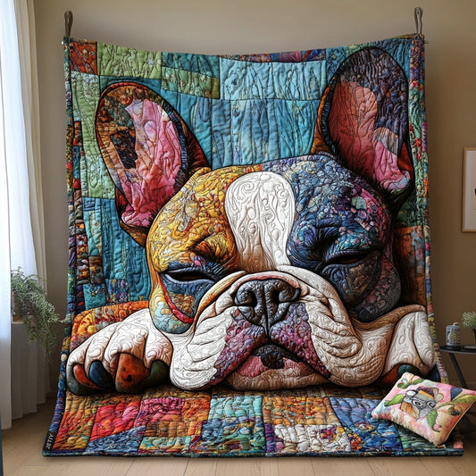 King of Patches Quilted Blanket - Throw (55" x 60")