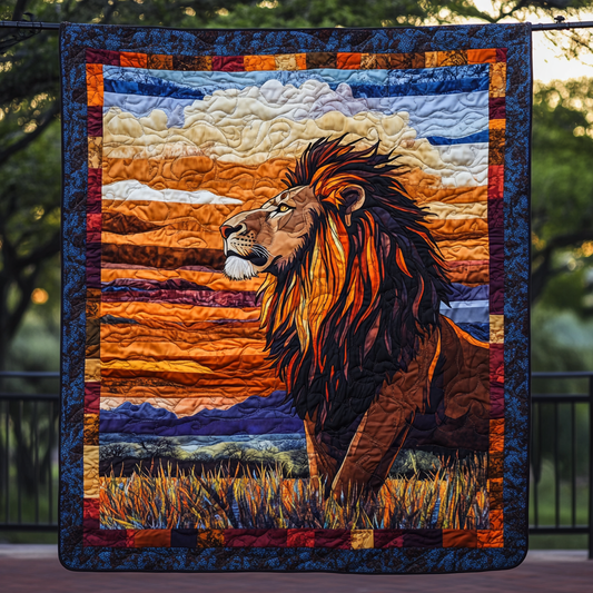 King of the Wild Quilted Blanket - Throw (55" x 60")