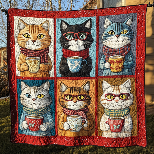 Kitty Couture Quilted Blanket - Throw (55" x 60")
