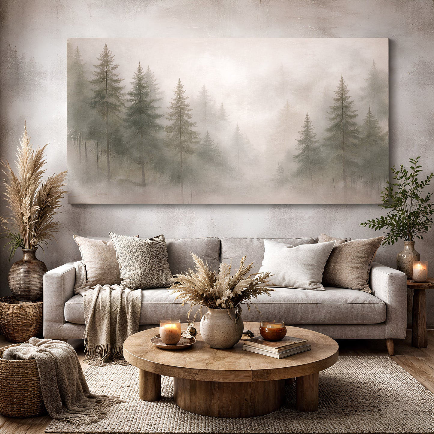 Soft Fog Forest