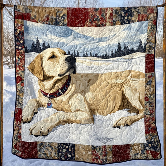 Lab Pals Quilted Blanket - Throw (55" x 60")