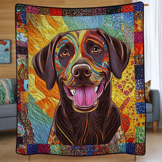 Lab Love Line Quilted Blanket - Throw (55" x 60")