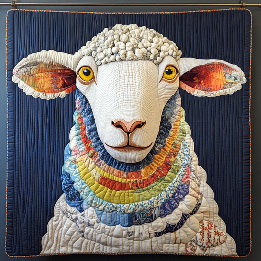 Lambkin Lane Quilted Blanket - Throw (55" x 60")