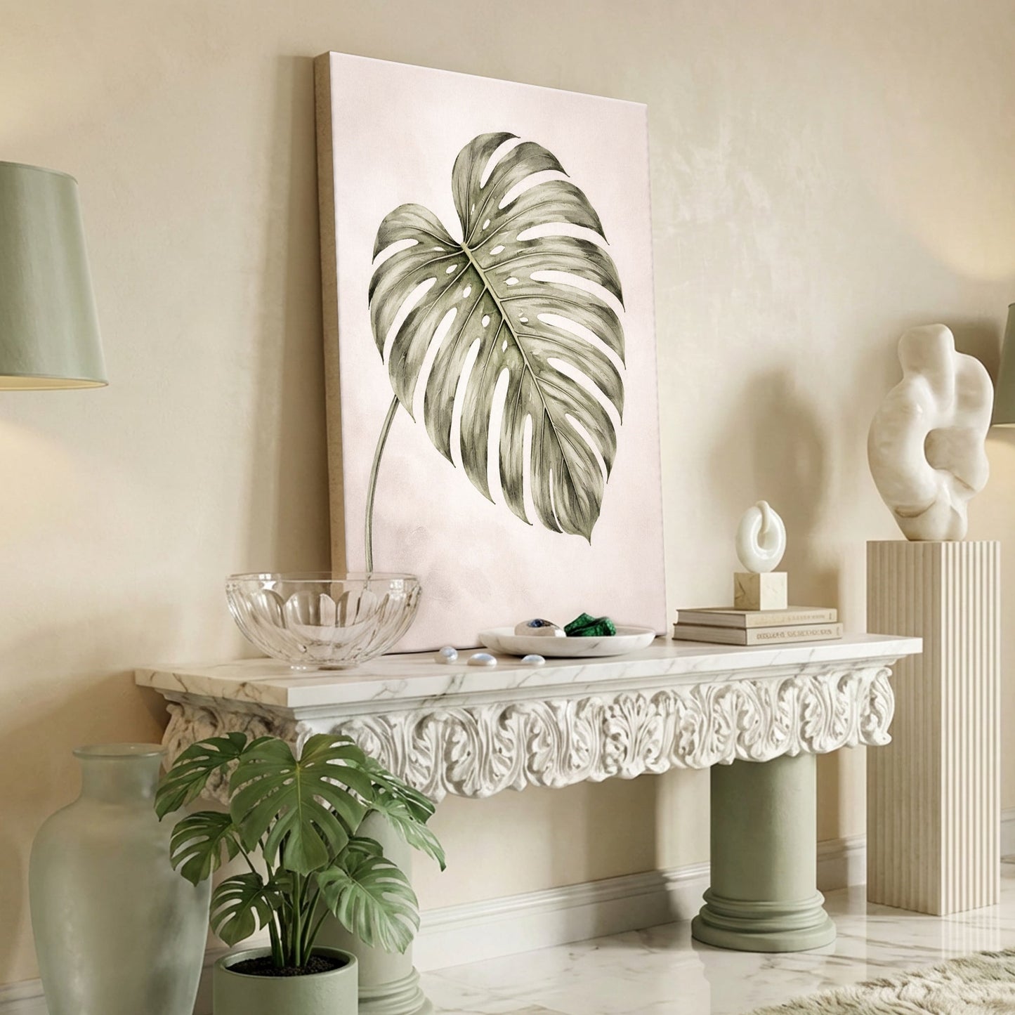 Leaf Love - 36"x24" - canvas