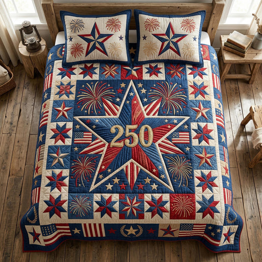 Liberty Heritage 3-Piece Quilted Bedding Set - Single (59" x 70")