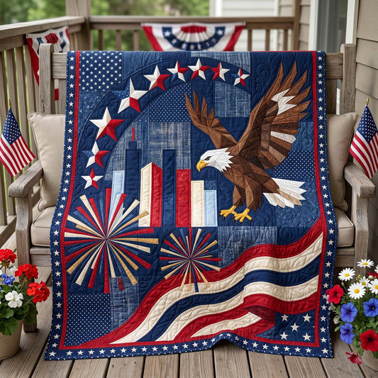 Liberty Patchwork Quilted Blanket - Baby (30" x 40") - Pack 1