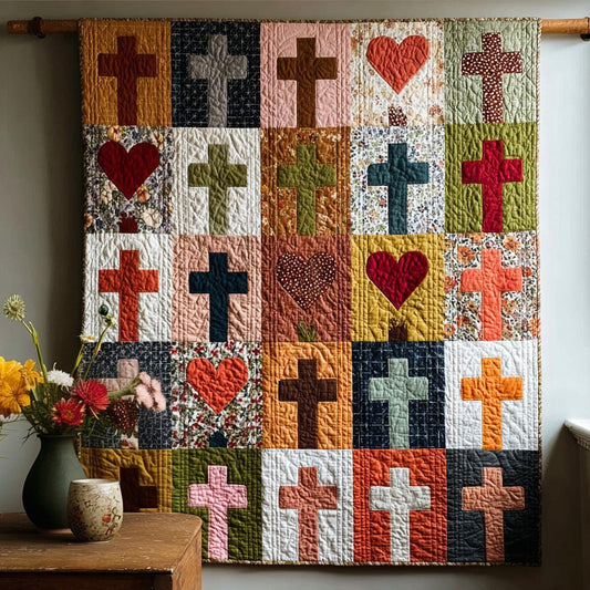 Loved By Him Quilted Blanket - Baby (30" x 40") - Pack 1