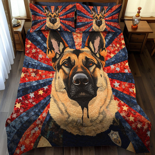 Loyal Hero 3-Piece Quilted Bedding Set - Single (59" x 70")