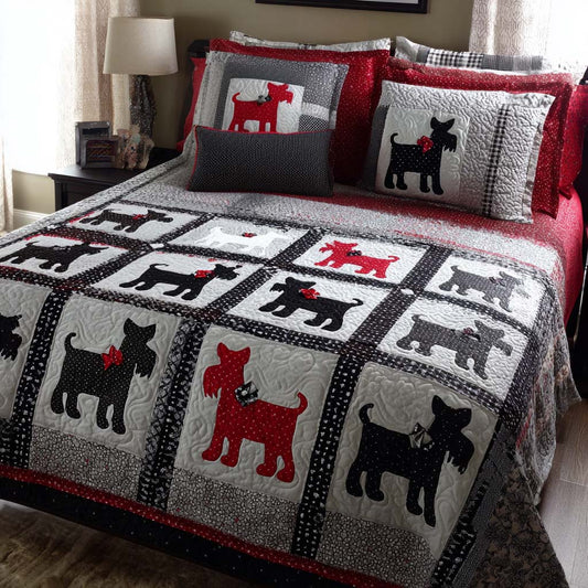 Loyal Pup 3-Piece Quilted Bedding Set - Single (59" x 70")