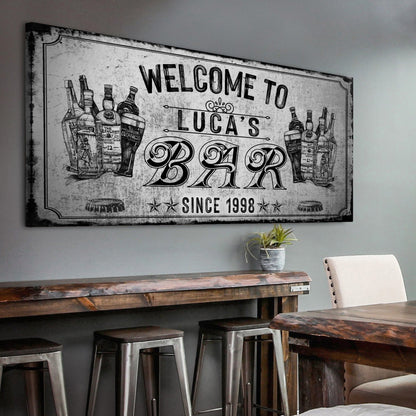 Bar Sign - canvas