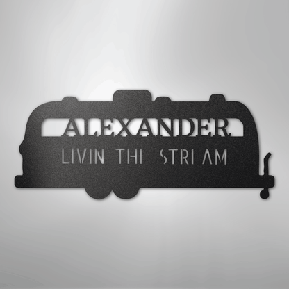 Airstream Monogram - Steel Sign
