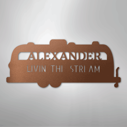 Airstream Monogram - Steel Sign