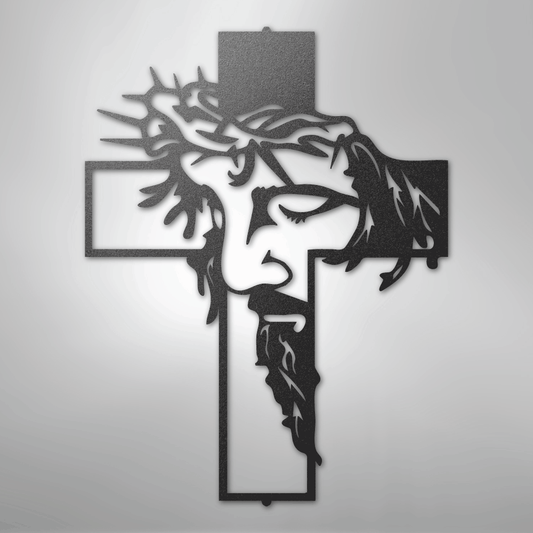 Christ Cross - Steel Sign