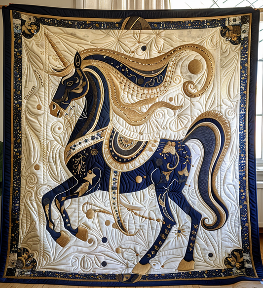 Majestic Mane Quilted Blanket - Throw (55" x 60")