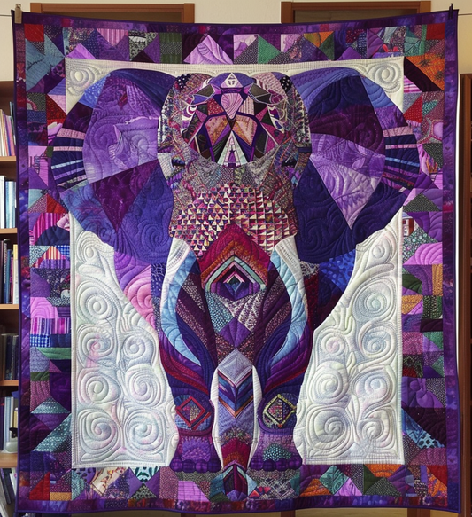 Majestic Mosaic Quilted Blanket - Throw (55" x 60")