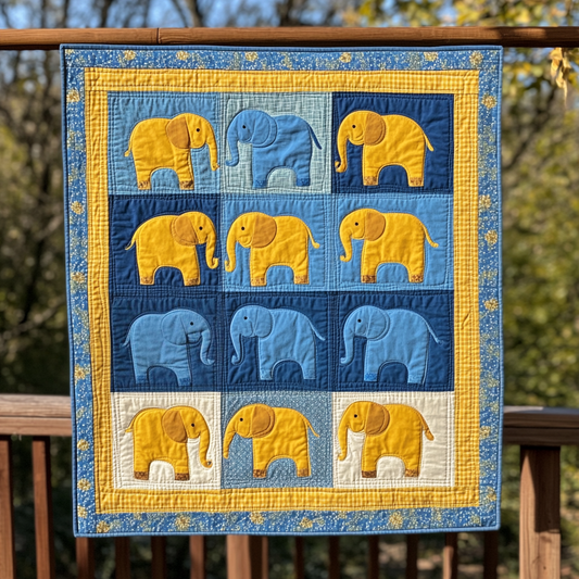Majestic Trunks Quilted Blanket - Throw (55" x 60")