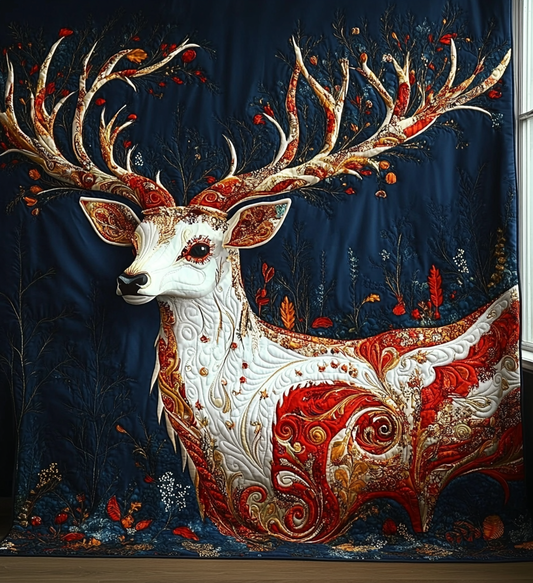 Majestic Elderwood Quilted Blanket - Throw (55" x 60")