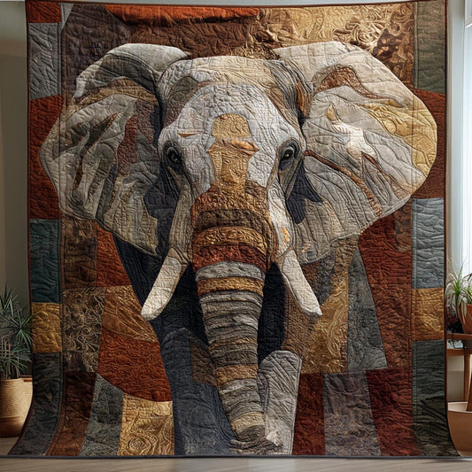 Majestic Elephant Quilted Blanket - Baby (30" x 40") - Pack 1