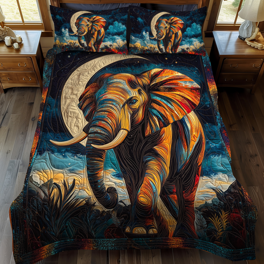 Majestic Mane 3-Piece Quilted Bedding Set - Single (59" x 70")