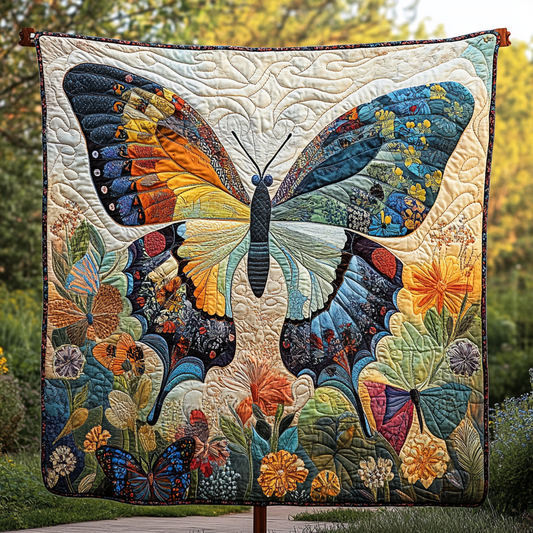 Majestic Monarch Quilted Blanket - Throw (55" x 60")