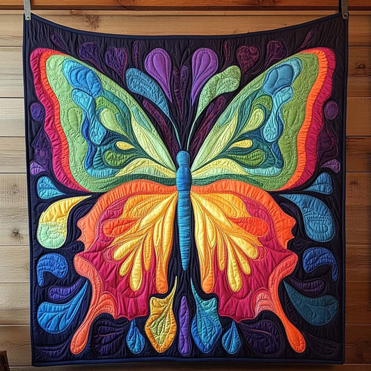 Majestic Monarch Quilted Blanket - Throw (55" x 60")