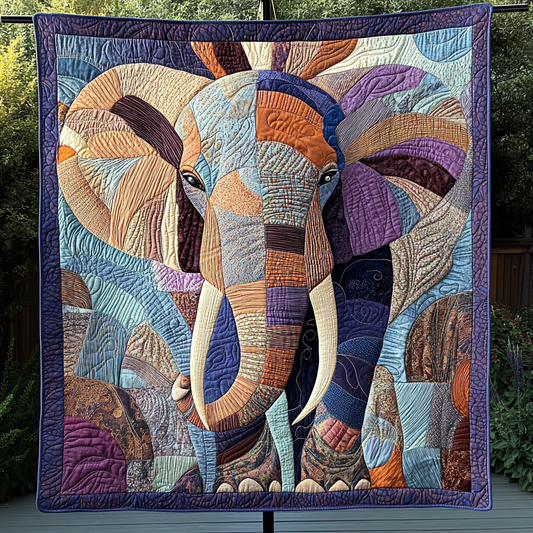 Majestic Savannah Stomper Quilted Blanket - Throw (55" x 60")