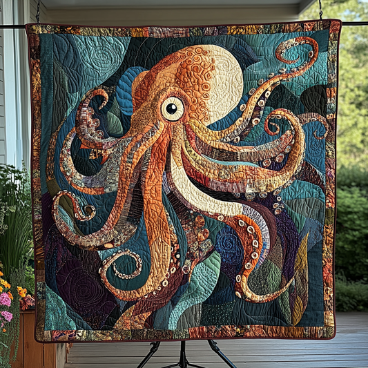 Marine Majesty Quilted Blanket - Baby (30" x 40")