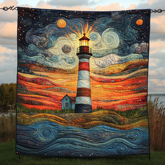 Mariner's Guide Quilted Blanket - Throw (55" x 60")
