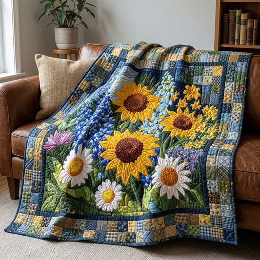 Meadow Bloom Quilted Blanket - Baby (30" x 40") - Pack 1