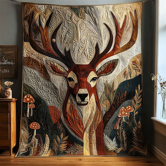 Meadow Buck Quilted Blanket - Baby (30" x 40") - Pack 1