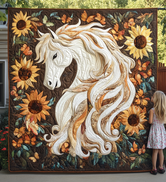 Meadow Majesty Art Quilt Hanging - Baby (30" x 40")