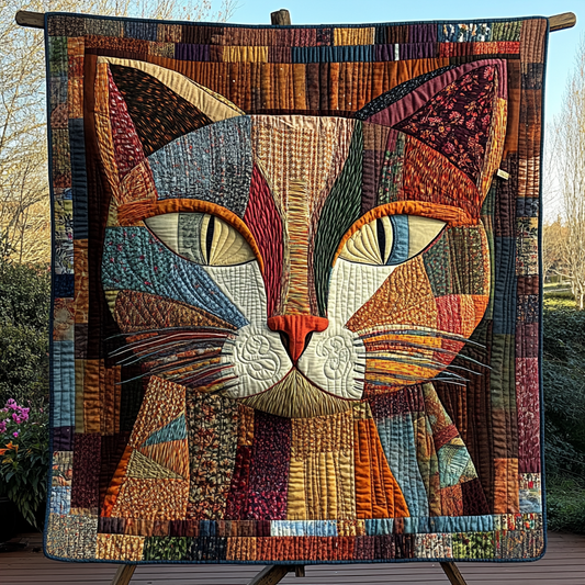 Meow Magic Quilted Blanket - Throw (55" x 60")