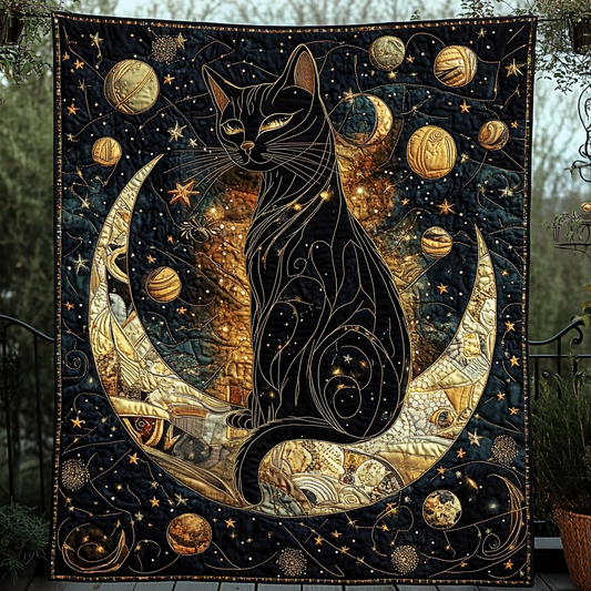 Meowtastic Moments Quilted Blanket - Throw (55" x 60")