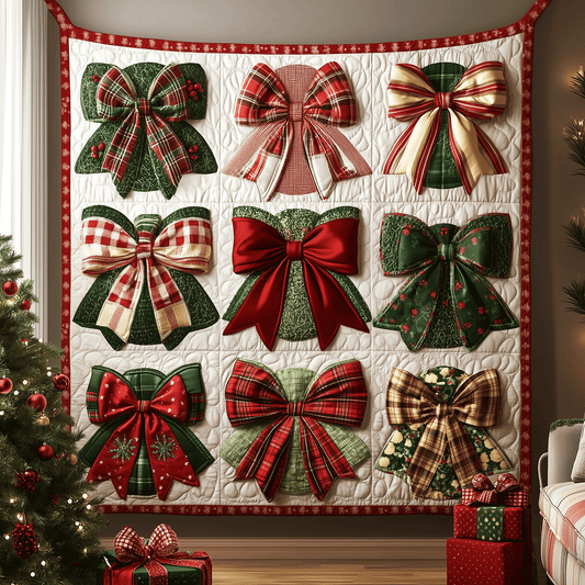 Merry Bow Magic Quilted Blanket - Baby (30" x 40")