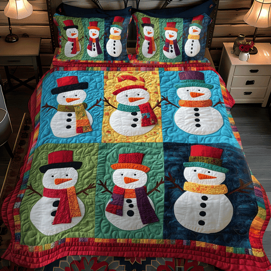 Merry And Bright 3-Piece Quilted Bedding Set - Single (59" x 70")