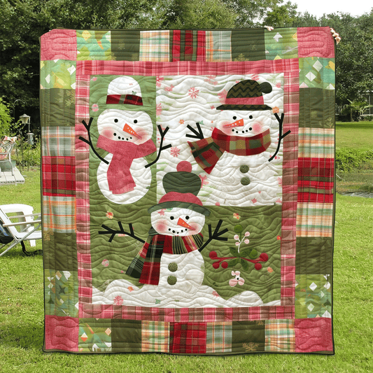 Merry & Bright Quilted Blanket - Throw (55" x 60")
