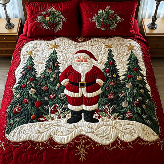 Merry Dreams 3-Piece Quilted Bedding Set - Single (59" x 70")