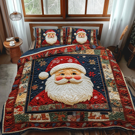 Merry Forestland 3-Piece Quilted Bedding Set - Single (59" x 70")