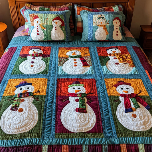 Merry Sleighbound 3-Piece Quilted Bedding Set - Single (59" x 70")