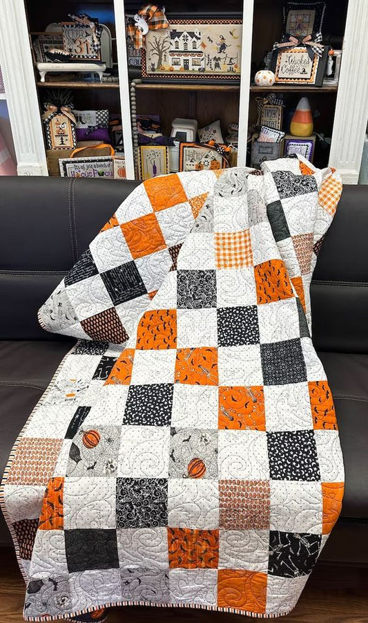Midnight Haunt Quilted Blanket - Throw (55" x 60")