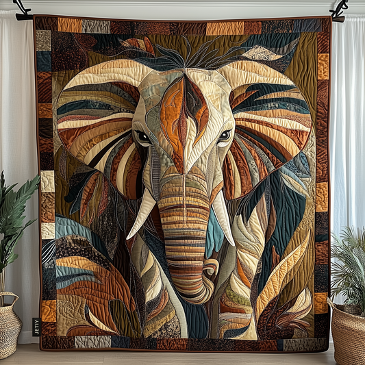 Midnight Wanderer Quilted Blanket - Throw (55" x 60")